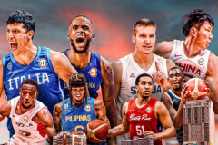 FIBA官方晒男篮世界杯AB组海报 中国男篮的代表引发球迷热议