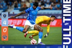 中超深圳新鹏城4-0青岛海牛 韦斯利首秀戴帽 列昂索建功