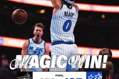 NBA常规赛魔术主场125-121力克热火 班切罗24+11 小瓦格纳24分