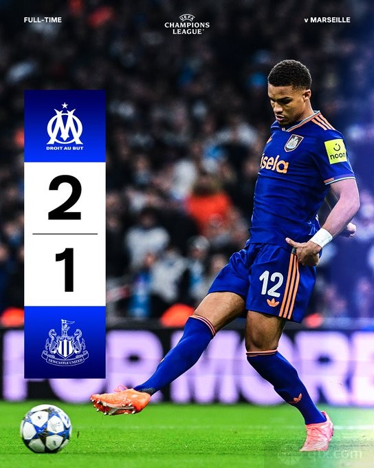 马赛2-1纽卡斯尔联