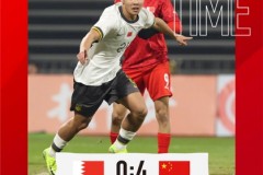 U17亚预赛中国队4-0巴林迎开门红 帅惟浩双响 万项、张伯霖建功