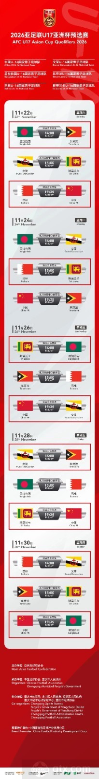 U17亚洲杯预选赛