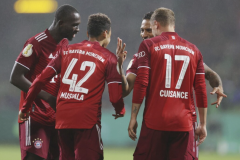 德國杯拜仁12-0大勝SV不來梅 發揮神勇的舒波莫延未來是否會取代萊萬