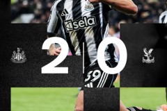 英超紐卡斯爾聯2-0水晶宮 吉馬良斯破僵 佳夫亂戰建功