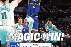 NBA常规赛魔术客场123-107力克黄蜂 小瓦格纳21分 班切罗20+9+9