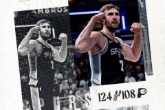 NBA季前赛马刺124-108大胜步行者 文班亚马27+11 马瑟林空砍31分