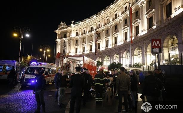 罗马地铁站塌陷 部分莫斯科中央陆军球迷受伤