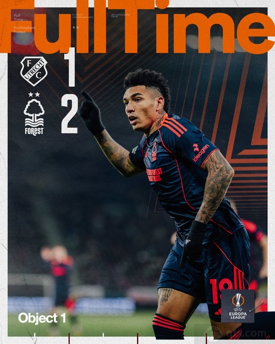 乌德勒支1-2诺丁汉森林