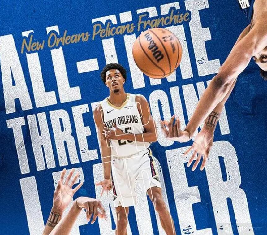 特雷·墨菲加冕鹈鹕队史三分王