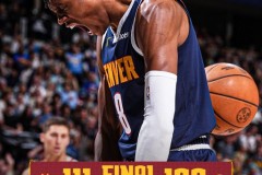 NBA常规赛掘金主场133-111轻取太阳 约基奇14+14+15 布克空砍31分