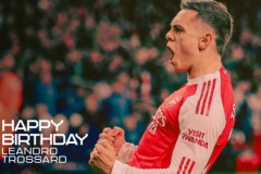 阿森納社媒為特羅薩德慶生 球員本賽季貢獻優秀表現