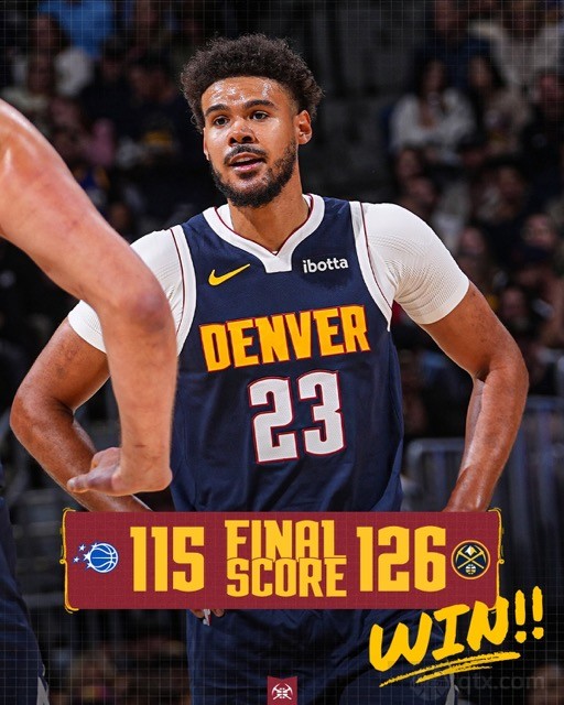 掘金主场126-115轻取魔术