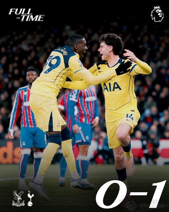 水晶宫0-1托特纳姆热刺