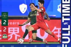 中超浙江队2-2河南队 陶强龙双响建功卡多索献传射