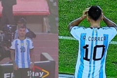 科雷亚穿阿根廷10号队服 假梅西骗走玻利维亚球迷掌声