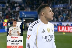 姆巴佩当选全场最佳球员 打进首个进球