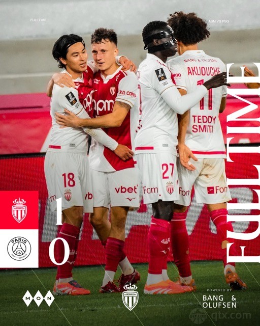 摩纳哥1-0巴黎圣日耳曼