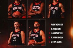 火箭揭幕战首发阵容曝光 媒体称NBA历史最高