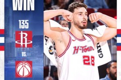 NBA常规赛火箭主场135-112大胜奇才 杜兰特23分 申京16+13