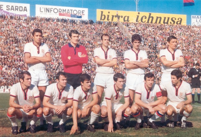 明日是卡利亚里1969-1970赛季夺冠50周年的庆典