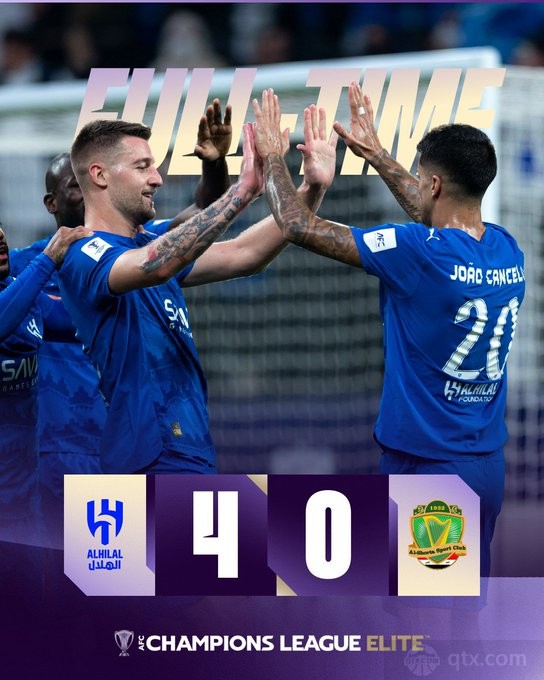 亚冠利雅得新月4-0巴格达警察