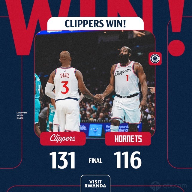 快船客场131-116轻取黄蜂