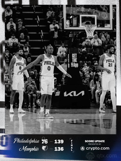 76人客场139-136加时险胜灰熊