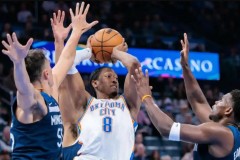今日nba西部决赛森林狼143-101狂胜雷霆 爱德华兹30分率队7人得分上双