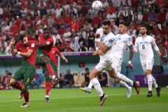 世界杯半场战报：葡萄牙0-0乌拉圭 本坦库尔失良机