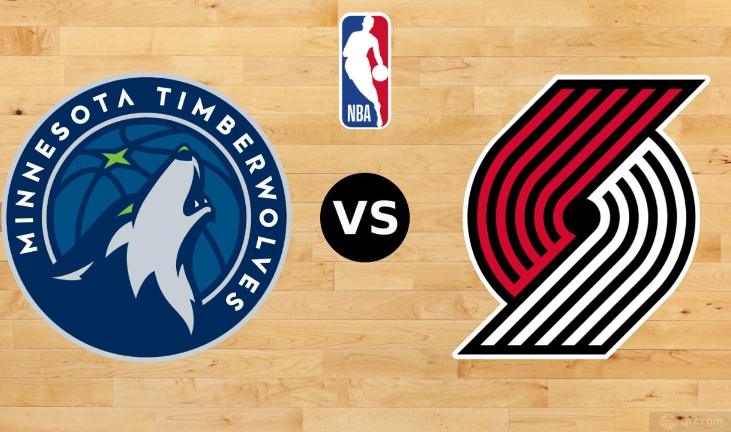 nba常规赛开拓者114-118惜败森林狼