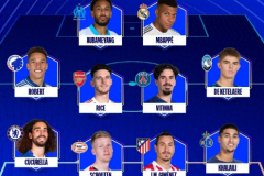 歐冠本輪最佳陣容 槍手中場核心坐鎮，奧巴梅楊在列