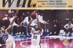 NBA杯马刺客场139-136险胜掘金 文班亚马缺阵 约基奇空砍21+9+10