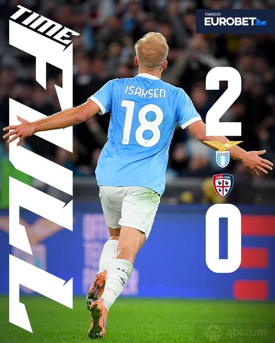 拉齐奥2-0卡利亚里