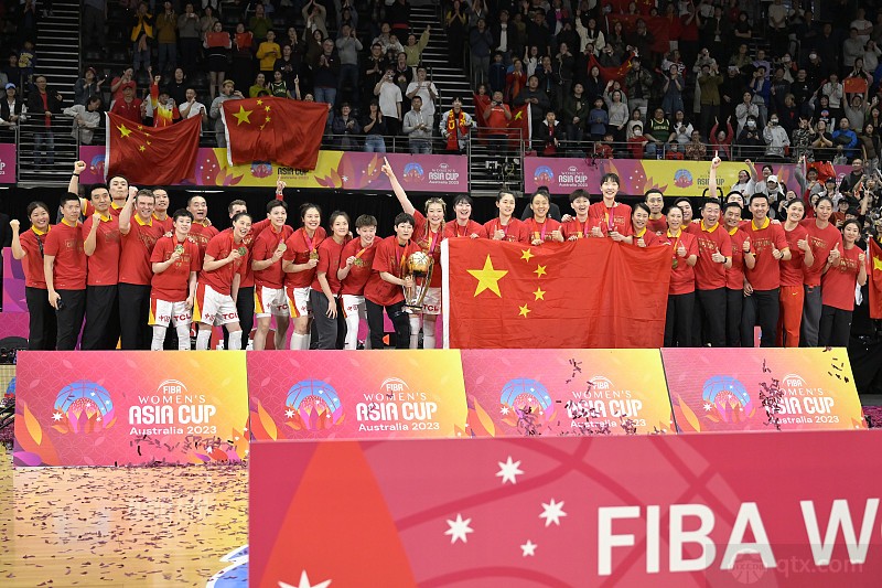 中国女篮夺得2023年女篮亚洲杯冠军