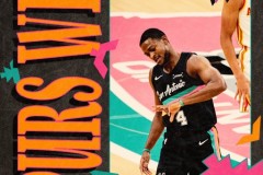 NBA常规赛马刺主场135-126力克老鹰 文班亚马缺阵 福克斯26+9