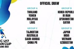U17亚洲杯分组结果 中国队落入“死亡之组”