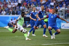 世界杯小组赛D组 尼日利亚2:0冰岛晋级希望不小