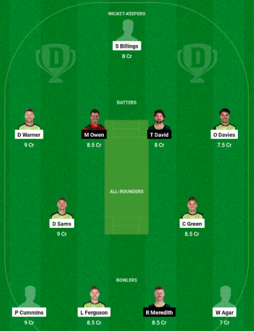 THU vs HUR Dream11 Team Choice 1: Mega Contest Picks