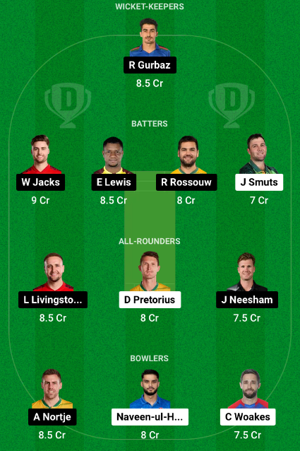 DSG vs PC Dream11 Team Choice 2: Head-to-Head Fantasy Picks