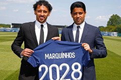 巴黎与马尔基尼奥斯续约至2028年 球员身价7000万欧