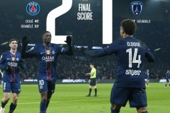 法甲巴黎圣日耳曼2-1巴黎FC 大巴黎距榜首1分