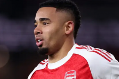 热苏斯有望出战水晶宫 此前因十字韧带撕裂休战11个月