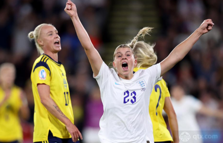 英格兰女足横扫瑞典女足杀入决赛