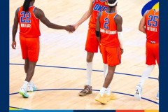 NBA常规赛雷霆客场124-112力克勇士豪取13连胜 库里缺阵 亚历山大38分