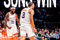 NBA常规赛太阳客场123-114力克独行侠 布克26+9 弗拉格16分