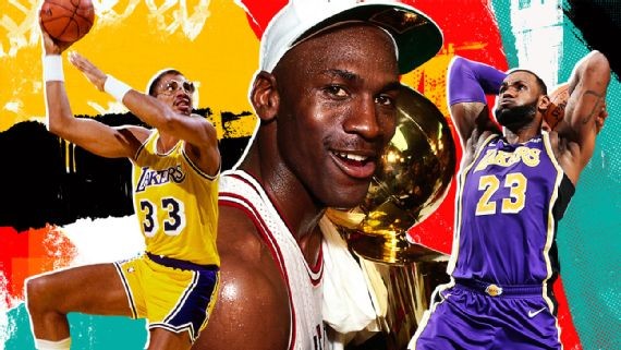 ESPN评选NBA历史74大球星第三期（10-1名）