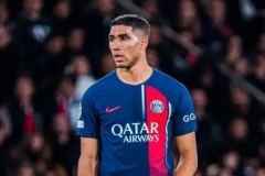 阿什拉夫预计缺席3-5周 球员将错过多场比赛