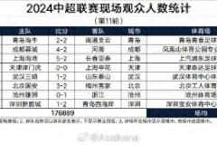 中超上座率国安再登榜首 深圳垫底