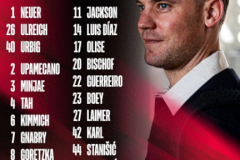 拜仁发布欧冠客战大巴黎名单 基米希、奥利塞领衔