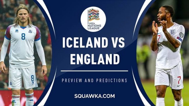 欧国联冰岛vs英格兰